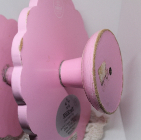 Vintage 2 Tier Pink & White Dessert Display Stand - Picture 15 of 17